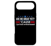 are We Great Yet Cause I Just Feel Embarrassed Anti Trump Coque pour iPhone Air