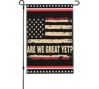 Are We Great Yet Cause I Just Feel Embarrassed Drapeau subtil anti-47 FDT Résistant Drapeau de jardin double face