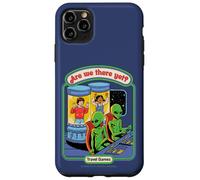 are We There Yet Alien UFO Retro Vintage Funny Adult Humor Coque pour iPhone 11 Pro Max