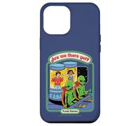 are We There Yet Alien UFO Retro Vintage Funny Adult Humor Coque pour iPhone 12 Pro Max
