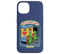 are We There Yet Alien UFO Retro Vintage Funny Adult Humor Coque pour iPhone 13