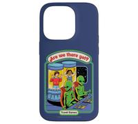 are We There Yet Alien UFO Retro Vintage Funny Adult Humor Coque pour iPhone 14 Pro