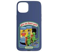 are We There Yet Alien UFO Retro Vintage Funny Adult Humor Coque pour iPhone 15 Plus