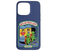 are We There Yet Alien UFO Retro Vintage Funny Adult Humor Coque pour iPhone 15 Pro Max