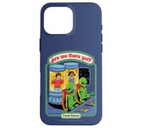 are We There Yet Alien UFO Retro Vintage Funny Adult Humor Coque pour iPhone 16 Pro Max