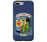 are We There Yet Alien UFO Retro Vintage Funny Adult Humor Coque pour iPhone 7 Plus/8 Plus