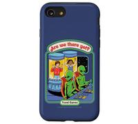 are We There Yet Alien UFO Retro Vintage Funny Adult Humor Coque pour iPhone SE (2020) / 7/8