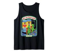 are We There Yet Alien UFO Retro Vintage Funny Adult Humor Débardeur