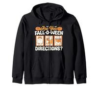 are You Fall o ween Directions Cadeaux d'halloween Amusants pour Enseignant Sweat à Capuche
