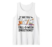 are You Fall O Ween Directions, fantôme rétro pour Professeur d'halloween Débardeur