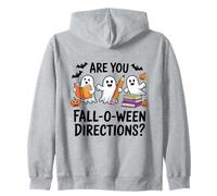 are You Fall O Ween Directions, fantôme rétro pour Professeur d'halloween Sweat à Capuche