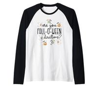 are You Fall-O-Ween Directions Halloween 2026 Fantôme Mignon Manche Raglan