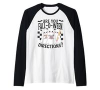 are You Fall-O-Ween Directions Halloween 2026 Fantôme Mignon Manche Raglan