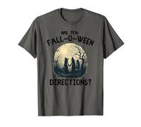 are You Fall-O-Ween Directions Jeu de Mots Pleine Lune Trois sorcières T-Shirt
