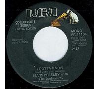 Are You Lonesome Tonight? / I Gotta Know [Vinyl Single 7'']