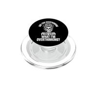 are You Overthinking What I'm Overthinking Sarcastique PopSockets PopGrip pour MagSafe