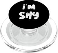are You Shy Funny Text Citations Funny Shy People Hey I'm Shy PopSockets PopGrip pour MagSafe
