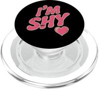 are You Shy Funny Text Citations Funny Shy People Hey I'm Shy PopSockets PopGrip pour MagSafe