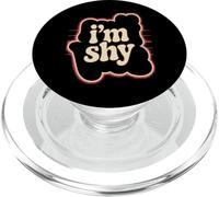 are You Shy Funny Text Citations Funny Shy People Hey I'm Shy PopSockets PopGrip pour MagSafe