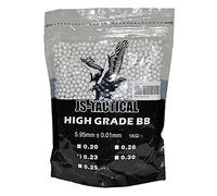 Area 5000 Pack Softair Soft Air PELLETS 0.20G Grams JS-Tactical 6 mm Blanc 1 kg JS-BB0.20