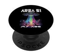 Area 51 My Ass : des extraterrestres et des ovnis drôles en Ont Assez des études PopSockets PopGrip Adhésif