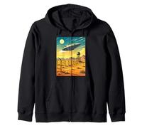 Area 51 - The Forbidden Desert Base Alien Vintage Sweat à Capuche