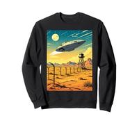 Area 51 - The Forbidden Desert Base Alien Vintage Sweatshirt