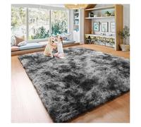 Area Rugs for Bedroom Fluffy Carpet for Living Room Soft Plush Furry Shaggy Bedside Rug Kids Floor Mat pour Salle de Séjour(Dark Grey,80x140cm 31x55in)
