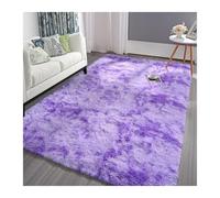 Area Rugs for Bedroom Fluffy Carpet for Living Room Soft Plush Furry Shaggy Bedside Rug Kids Floor Mat pour Salle de Séjour(Purple,120x200cm 47x79in)