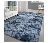 Area Rugs for Bedroom Fluffy Carpet for Living Room Soft Plush Furry Shaggy Bedside Rug Kids Floor Mat pour Salle de Séjour(Blue,120x200cm 47x79in)