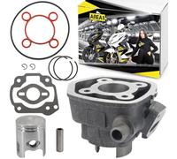 Area1 Cylindre de rechange 50 cc 2T LC compatible avec Aerox Jog, Nitro Mach G, F12 F15, SR Area51 Gulliver Sonic Rally, 491, Italjet, (moteur