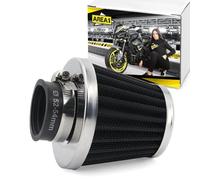 Area1 Filtre à air sport universel tuning - Double couche en acier, entrée 51/52/53/54 mm - Compatible moto, scooter, quad, ATV