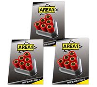 Area1 Galet de Variateur 15x12 mm - Lot de 3 Pièce - Rouleaux de Variateur - Poids librement sélectionnable - (6,0/6,5/7,0)