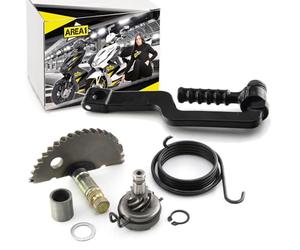 Area1 Kit de démarrage kick-starter de rechange pour 50 cm3 4 temps. Compatible avec JM Motor Streetfight, Sunny, Viper, JMSTAR JSD50QT, Accipiter, Airbus, Aquila, BMS, Breeze, Eagle, F1, F35, Falcon