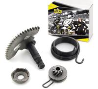 Area1 Kit de réparation de kick (pignon/entraîneur/ressort) pour scooters 50cc 2-temps - Compatible ATU Explorer, AGM, Nova Motors, GT Union, Longjia, Mawi, RS, Ultima, Ride, Sprint, Tauris