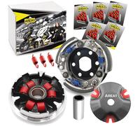 Area1 Kit de tuning variateur + embrayage pour scooters 50 cc 2 temps - Compatible ATU Explorer Race, GT50, Race 2, Speed, Iron, Hi Spin, GE, Candy, Classic, Commodo, Cracker, Jump, K50, Kallio