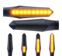 Area1 Lot de 2 clignotants LED pour scooter - compatible avec Nitro, Ovetto, Mach G, Stunt, Booster, Tryptic (homologué E / 2 pièces) (B1)