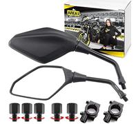 Area1 Moto Rétroviseur Set / Homologué E / 2xM10 droite, 2xM8 droite, 1xM10 gauche, 1xM8 gauche / convient pour CB 500X, CB 500, S, CB 500F, CB500 F/X (V68)