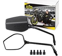 Area1 Moto Rétroviseur Set/Homologué E / 2xM10 droite, 2xM8 droite, 1xM10 gauche, 1xM8 gauche/convient pour DRZ 400S SM, DR 650 SE, DR125 SM, DR350 SE (V44)