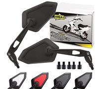 Area1 Moto Rétroviseur Set/Homologué E / 2xM10 droite, 2xM8 droite, 1xM10 gauche, 1xM8 gauche/convient pour Aerox, Aerox 4, Aerox R (V6)