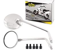 Area1 Moto Rétroviseur Set/Homologué E / 2xM10 droite, 2xM8 droite, 1xM10 gauche, 1xM8 gauche/convient pour GTV 125 250 300 IE/Spiegel Vespa 946 / Elegegante (V7)