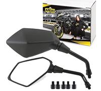 Area1 Moto Rétroviseur Set / Homologué E / 2xM10 droite, 2xM8 droite, 1xM10 gauche, 1xM8 gauche / convient pour XT 660 R, X (04-16) XT 900, XT 500, XT 350 (V5)