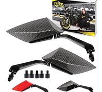 Area1 Moto Rétroviseur Set/Homologué E / 2xM10 droite, 2xM8 droite, 1xM10 gauche, 1xM8 gauche/convient pour CB 600 F Hornet/CB 900 F Hornet (V30)