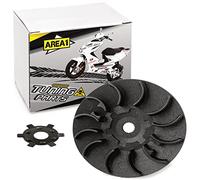 Area1 Poulie tuning/volant ventilateur avec étoile pour scooter 50cc 2T - Compatible Speedfight 3, Speedfight 4, Jetforce, Citystar, Django, Elystar, Ludix, Kisbee, Looxor, New Vivacity, TKR