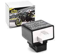 Area1 Relais de clignotant moto Électronique numérique universel, indépendant de la charge - Compatible LED, halogène et ampoules classiques - 12V 0.1-150W, modèle 2 broches (2 pins)