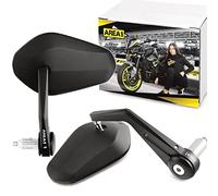 Area1 Rétroviseur de guidon de moto CNC compatible avec R8 Sport Firejet SW GMX460 Retro Classic NF (V47)