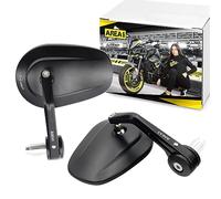 Area1 Rétroviseur de moto CNC compatible avec G 310 R, G 310 GS/Rétroviseur compatible avec C 400 X, GT (M10 x 1,5) (V67)