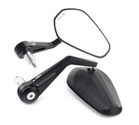 Area1 Rétroviseurs de Guidon de Moto Universel Retroviseur embout de Guidon Homologué E, Certification CE 7/8" 22mm compatible avec