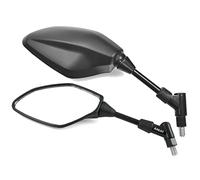 Area1 Rétroviseurs Moto Universel Retroviseur Latéral Homologué E, Certification CE (2xM10 Filetage à droite) compatible avec