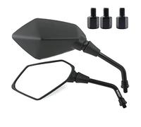 Area1 Rétroviseurs Scooter Universel Retroviseur Latéral Homologué E, Certification CE (2xM8 Filetage à droite + 1xM8 gauche) compatible avec Sym Niu KSR
